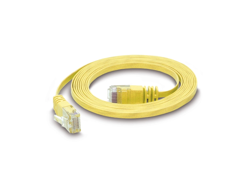 SP-SlimWire Patchkabel gelb 5.0 m Cover_Slimwire_gelb